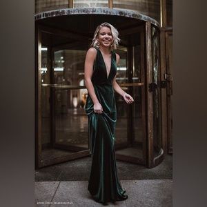 Jenny Yoo velvet dress